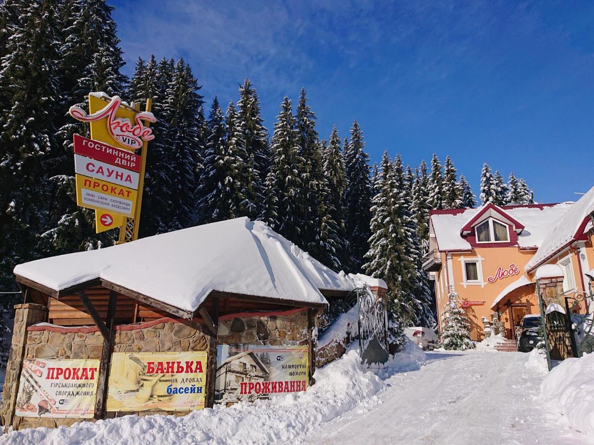 Hotel Любе Jablunyzja Exterior foto